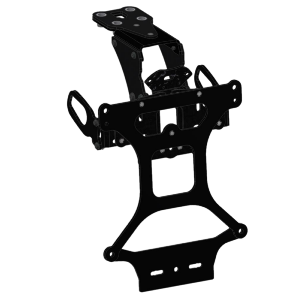 PORTATARGA NEW LABEL By STEEL BIKE PTK-101 KAWASAKI ZX-6R 2009-2018