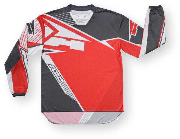 Maglia AXO SR JERSEY MX5T0050GR Grigio-Rosso Taglia M