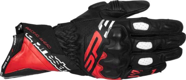 GUANTI ALPINESTARS SP-3 Nero Bianco Rosso - immagine 3